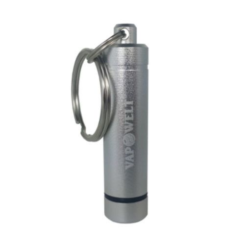 Focusvape Capsule Caddy/Steel Kapsel Container & Schlüsselanhänger *Silber* (ohne Kapseln)