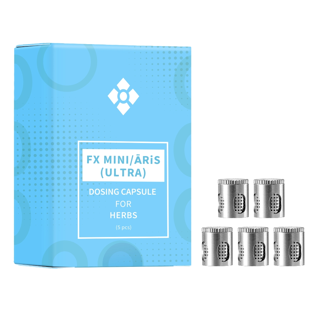 WOLKENKRAFT FX MINI | ÄRiS (ULTRA) Dosierkapsel für Kräuter - 5 Stück-Box