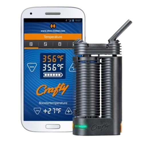 Crafty+ Vaporizer Komplett Set + Aquavape³ Bubbler & 14mm-Adapter