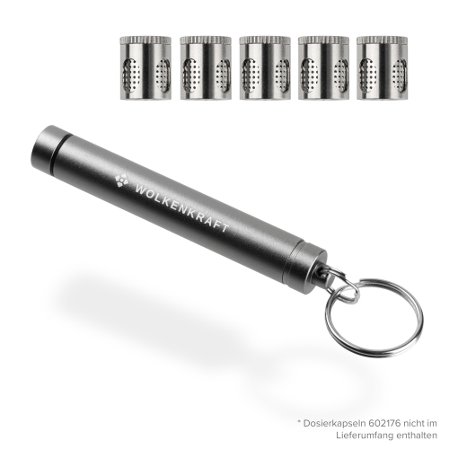 WOLKENKRAFT FX MINI | ÄRiS (ULTRA) Capsule Caddy für 5 Dosierkapseln *Gun Metal*