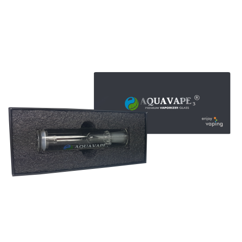AquaVape³ Wasserfilter mit 14er/18er Adapter aus Edelstahl für FlowerMate AURA