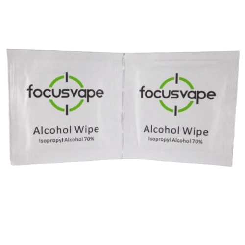 Focusvape Alkohlreinigungstücher set immer 2 verpackungseinheiten zusammen