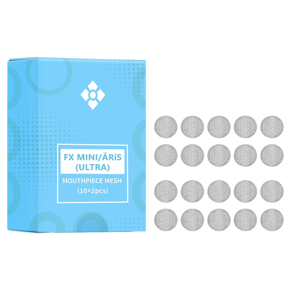 WOLKENKRAFT FX MINI (ULTRA) | ÄRiS (ULTRA) Mundstück-Siebe - 10 x 2 Stück-Box