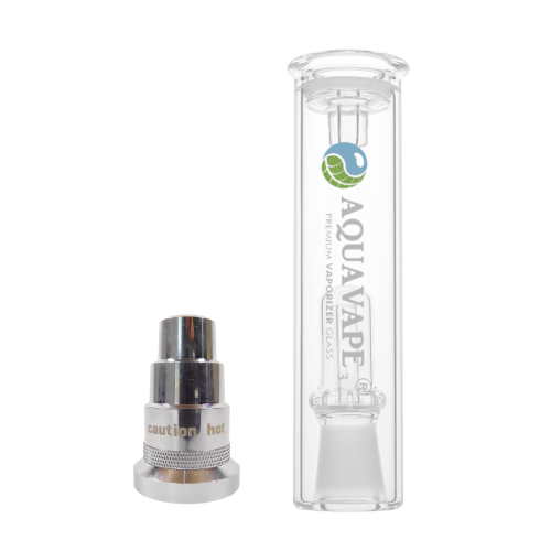AquaVape³ Wasserfilter mit 14er/18er Adapter aus Edelstahl für FlowerMate AURA