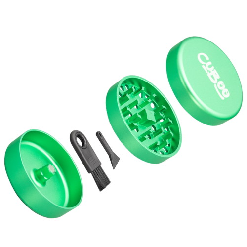  Cuboo Aluminium Ultra Grinder (3-tlg. - 62 mm) *Grün*